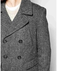 tweed peacoat