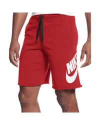 nike red shorts mens