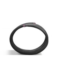 John Hardy | Classic Chain Multiple Coil Bracelet With Pink Sapphire | Lyst