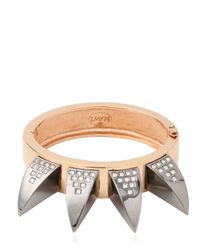 Mawi | Metallic Crystal Claw Cuff Bracelet | Lyst