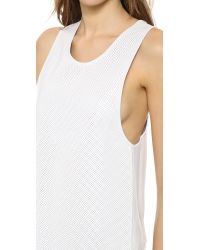 anine bing white tank