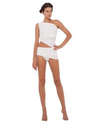 Norma Kamali | White Diana Bra | Lyst