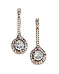 Oscar de la Renta | Blue Jeweled Pendant Drop Earrings | Lyst