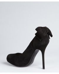 dior heels with ribbon