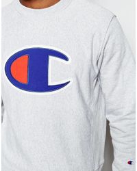 crewneck champion grey