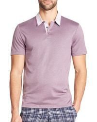 Saks Fifth Avenue | Purple Modal Polo for Men | Lyst