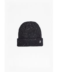 French Connection | Black Pierre Fleck Beanie | Lyst