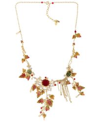 Les Nereides | Metallic Feuilles D'automne Necklace | Lyst