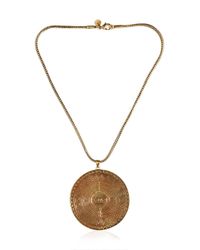 KTZ | Metallic Spiral Pendant On Chain Necklace | Lyst