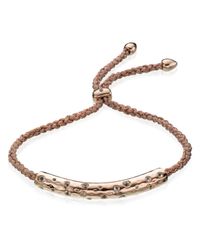 Monica Vinader | Pink Esencia Scatter Friendship Bracelet | Lyst