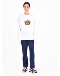 Burberry - Multicolor Embroidered Cotton Blend Sweatshirt - Lyst
