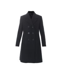 Neil Barrett | Black Double Breasted Coat | Lyst
