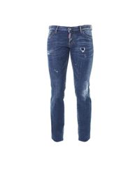 DSquared² - Blue Straight Leg Jean for Men - Lyst