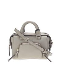 DKNY - Gray Grey Leather Bryant Park Mini Bag - Lyst