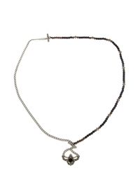 Tagliatore | Black Stone, Silver And Bronze Beads Jacket Chain | Lyst