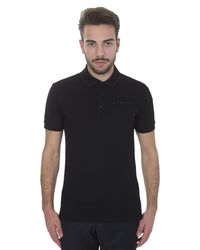 Givenchy - Black Cotton Polo Shirt for Men - Lyst