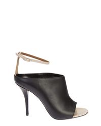 Givenchy | Black And Nude Leather Mule Shoes | Lyst