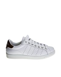 DSquared² | White Leather Sneakers for Men | Lyst