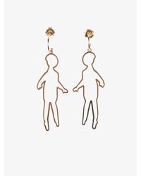 Simone Rocha - Metallic Brass Earrings - Lyst