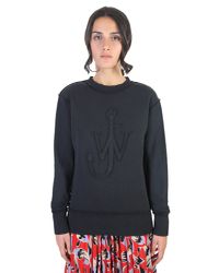 J.W. Anderson - Multicolor Embroidered Cotton Sweatshirt - Lyst
