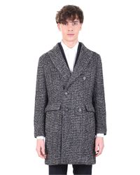 Dell'Oglio - Multicolor Cappotto Di Misto Lana for Men - Lyst