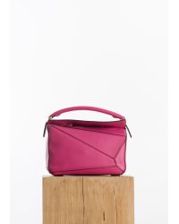 Loewe | Multicolor Fushia Small Puzzle Bag | Lyst