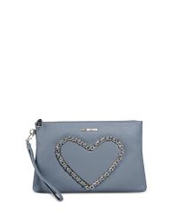 Love Moschino | Gray Clutches | Lyst