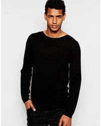 mens boat neck jumper