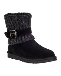 UGG | Cambridge Ankle Boot Black Suede | Lyst