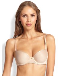 Natori Foundations | Brown Bare Touch T-shirt Spacer Bra | Lyst