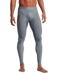 Nike Synthetic Pro Zonal Strength Hyper Compression Tights in Gray for Men  - Lyst