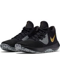 nike air precision ii black gold