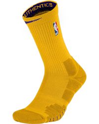 yellow nike basketball socks