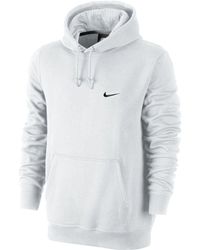white nike hoodie mens