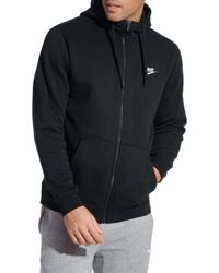 nike zip club hoodie