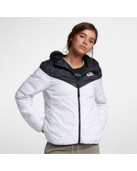 women's reversible down fill jacket nike sportswear windrunner