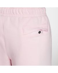nike club fleece shorts pink