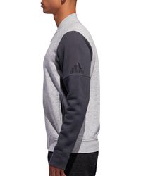 adidas men's post game fleece bomber jacket