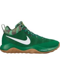 mens green nike basketball shoes