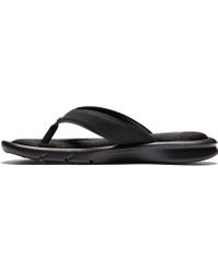 black nike thong sandals