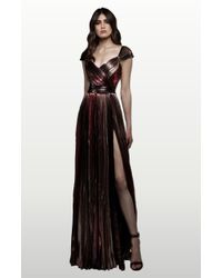 zuhair murad black and white dress