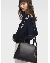 paige leather satchel