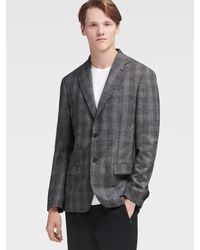 dkny plaid blazer