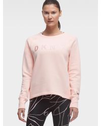 dkny pink sweatshirt