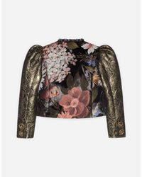 Veste En Brocart À Jacquard Fleuri Dolce & Gabbana en coloris Multicolor