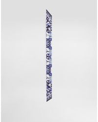 【関税＆送料込み】Dolce & Gabbana Twill Bandeau Silk twill bandeau in Print for Women | Dolce&Gabbana® US