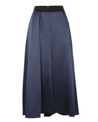 Dorothee Schumacher | Blue Broad Shine Skirt | Lyst