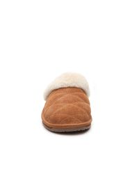 clarks quilted scuff slipper