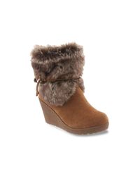 bearpaw wedge booties