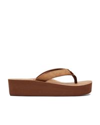 roxy melinda wedge flip flop